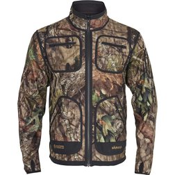 HÄRKILA KAMKO FLEECE CAMO MOSSY OAK WSP BLACK mikina pánská