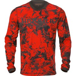 HÄRKILA WILDBOAR PRO L/S CAMO AXIS ORANGE BLAZE triko pánské