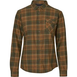 SEELAND SKYE FLANNEL GRIZZLY BROWN/TERRACOTTA CHECK košile dámská